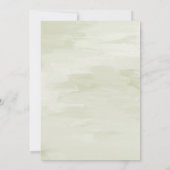 Boho Tropische Waterverf Bloemen Koe Schedel Huwel Save The Date (Achterkant)