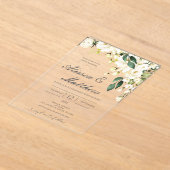 Boho Trouwacryl Uitnodiging (Laagn)