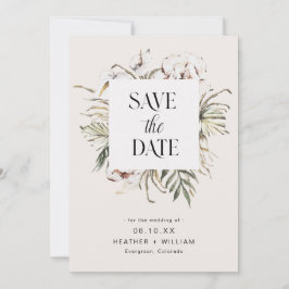 Boho Trouwdag Bewaar De Datum Save The Date