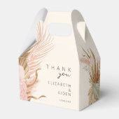 Boho Trouwdoos Geschenkschachtel Bedankdoosjes (Voorkant Zijde)