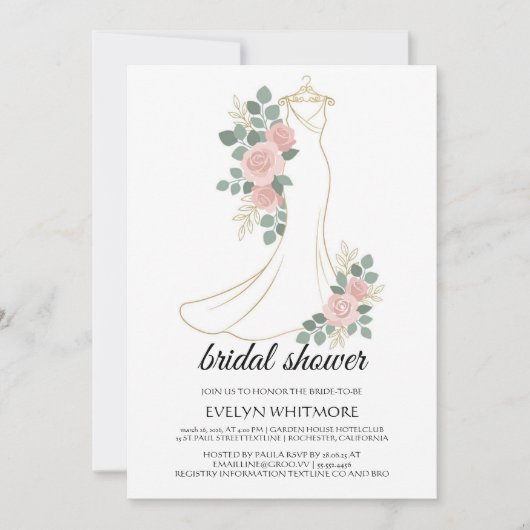 Boho Trouwjurk Stijlgids | Boho Chic Trouwen Kaart (Voorkant)