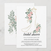 Boho Trouwjurk Stijlgids | Boho Chic Trouwen Kaart (Voorkant / Achterkant)