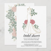 Boho Trouwjurk Stijlgids | Boho Chic Trouwen Kaart (Voorkant / Achterkant)