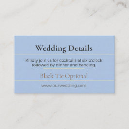 Boho Trouwkaart Details | Chic Bloemrijke Luxe Informatiekaartje