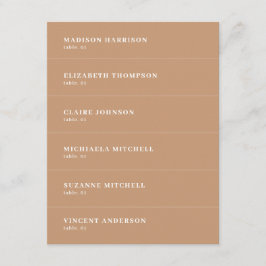 Boho Trouwnaam Plaats Kaart DIY