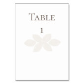 Boho Trouwtafel Nummer Kaarten (Achterkant)