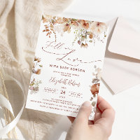 Boho Tuin Bloemen Herfst Liefdes Baby Shower