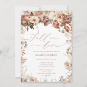 Boho Tuin Herfst in Liefde Vrijgezellenfeest Kaart (Voorkant)