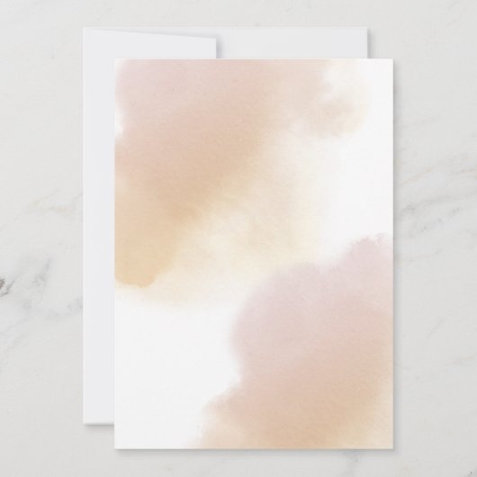 Boho Tuin Herfst in Liefde Vrijgezellenfeest Kaart (Achterkant)