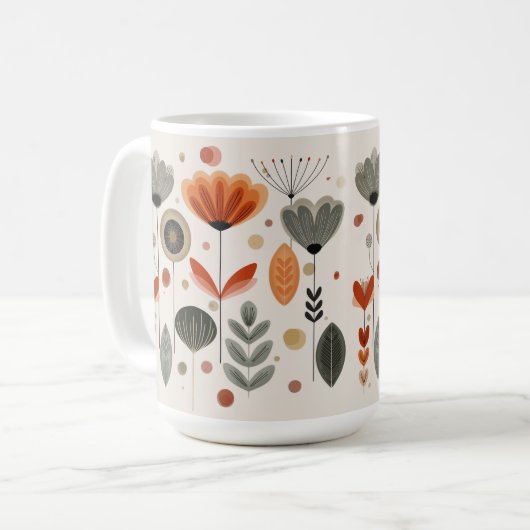 Boho Tuin Koffiemok (Voorkant links)