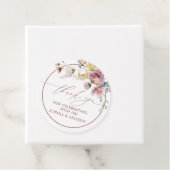 Boho Tuin Roos Bloemen Trouwgunst Labels (In situ)