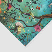 BOHO TUINMEISJE DECOUPAGE TISSUEPAPIER (Detail)