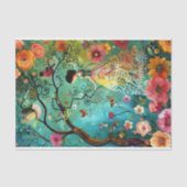 BOHO TUINMEISJE DECOUPAGE TISSUEPAPIER (Voorkant)