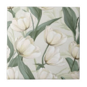 Boho Tulip keramische Tegels voor gezellige interi Tegeltje (Voorkant)