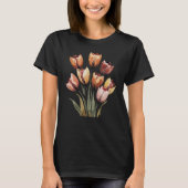 Boho Tulips T-shirt (Voorkant)