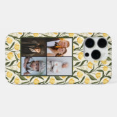 Boho Tulp Personaliseerbare Foto Iphone Hoes Hoesje (Achterkant horizontaal)