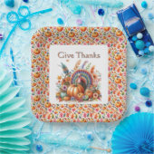 Boho Turkije Thanksgiving Papieren Bordje (Feest)