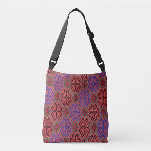 Boho Turkse Vloerkleed Kilim Crossbody Tas (Voorkant)