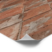 Boho Turquoise Desert Courtyard, Rustic Staircase Poster (Hoek)