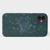 Boho Turquoise Gewatteerde Tegels Etnisch Grafisch Case-Mate iPhone Case (Achterkant (horizontaal))