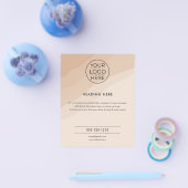 Boho Tutor Flyer | Verpakt met zorg (Enkel)