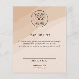 Boho Tutor Flyer Verpakt met zorg