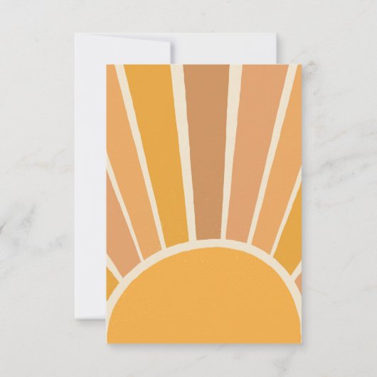 Boho tweelingen eerste reis rond zon foto 1 verjaa bedankkaart (Achterkant)