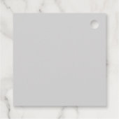 Boho Twigs & Pinecone Kerstmis ID986 Bedankjes Labels (Achterkant)