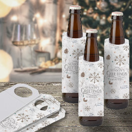 Boho Twigs & Pinecone Kerstmis ID986 Flessenhanger