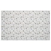 Boho Twigs & Pinecone Kerstmis ID986 Stof (Fat Quarter)