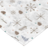 Boho Twigs & Pinecone Kerstmis ID986 Tafelkleed (Gekanteld)