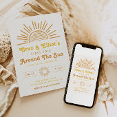 Boho Twin Invitations | Tweemaal daagse uitnodigin Kaart