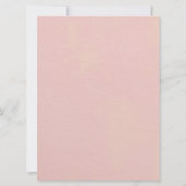 Boho Twin Pink en White Pumpkin Baby shower Kaart (Achterkant)