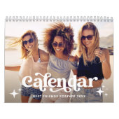 Boho Typografie en Sterren | Vrienden Foto Kalender (Hoes)