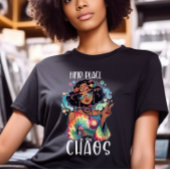 Boho Typografie T-shirt - Vrede vinden in de Chaos