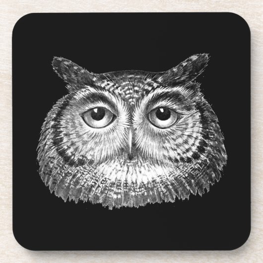  Boho Uil Design Bier Onderzetter (Voorkant)