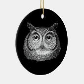  Boho Uil Design Keramisch Ornament (Rechts)