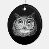  Boho Uil Design Keramisch Ornament (Links)