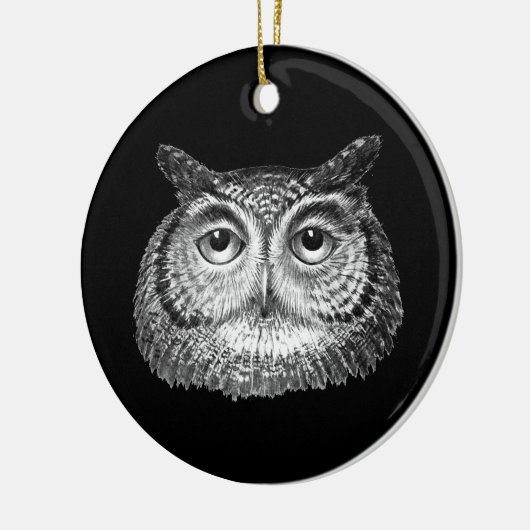  Boho Uil Design Keramisch Ornament (Links)