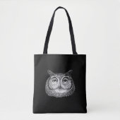 Boho Uil Design Tote Bag (Voorkant)