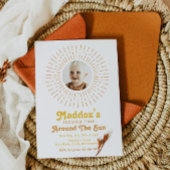 Boho uitnodiging voor tweede reis rond de zon