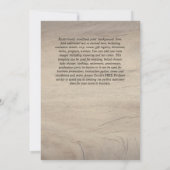 BOHO UNICORN Baby Shower Invitation Waterverf Kaart (Achterkant)