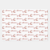 Boho Unicorn Birthday Wrapping Paper Sheets (Voorkant)