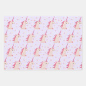 Boho Unicorn pastels Inpakpapier Vel (Voorkant 3)
