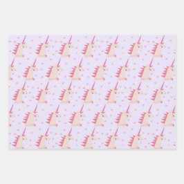 Boho Unicorn pastels Inpakpapier Vel