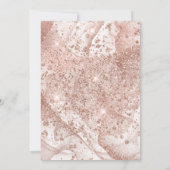 Boho Unicorn Rainbow Birthday Uitnodiging (Achterkant)