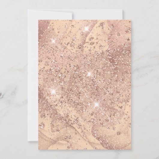 Boho Unicorn Rainbow Girl's Birthday Uitnodiging (Achterkant)