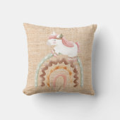 Boho unicorn regenboogkussens kussen (Voorkant)