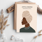 Boho uniek, inclusief dameskaak visitekaartje