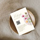 Boho Unieke Spring Wildflower grillig RSVP Kaartje